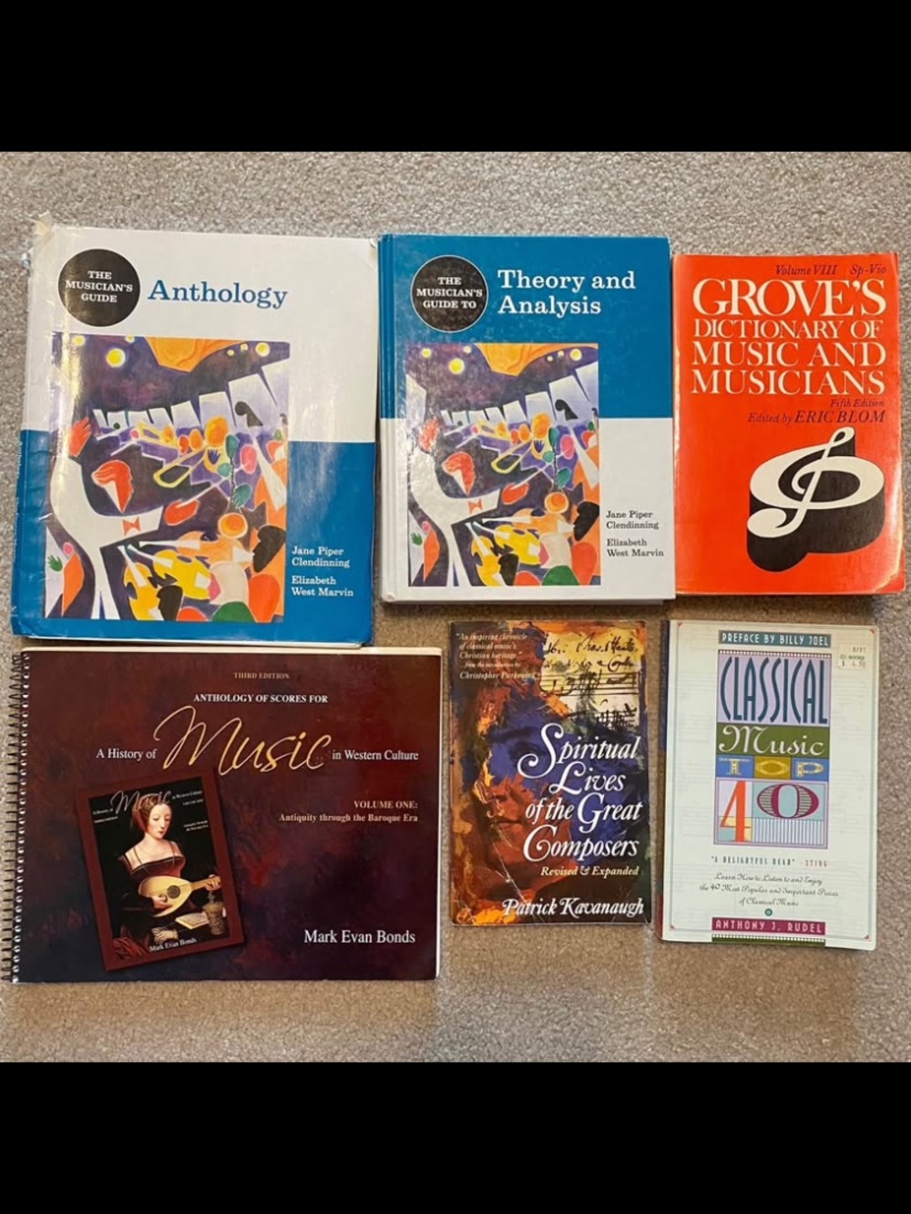 Lot of 6 Elementary K-6 Grade Music Education Resources Books Homeschool Teacher